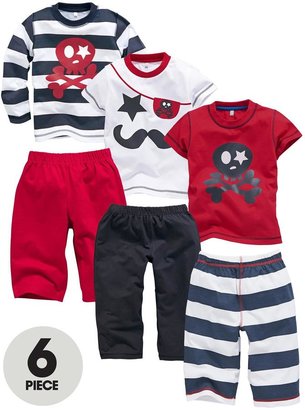 Ladybird Boys Pirate Pyjama Set (6-Piece)