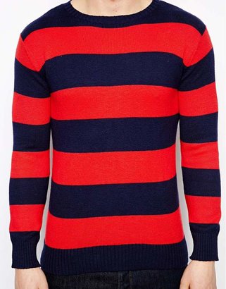 Gant Crew Neck Striped Sweater
