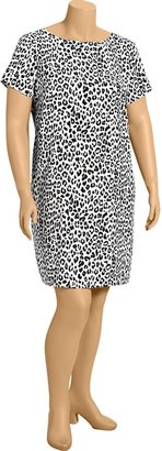 Old Navy Women's Plus Tie-Back Printed Shift Dresses