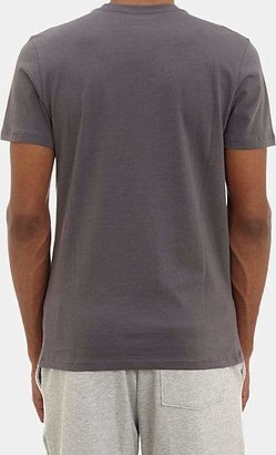 Barneys New York Men's V-neck T-shirt - Charcoal