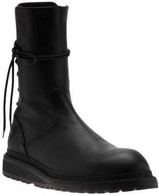 Ann Demeulemeester back lace up boots