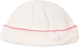 Petit Bateau Plain velour hat 0-3 months