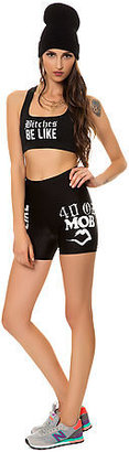 Married to the Mob The Mob x 40 OZ Cycle Shorts in Black