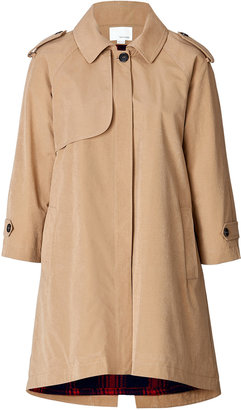 GIRL.BAND OF OUTSIDERS Cotton Blend Trench Coat