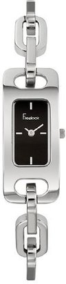 Freelook Women's HA1007-1 Linea Tempo Stainless Steel Black Dial Watch