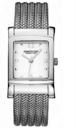 Kenneth Cole Women's KC4417 Silver Stainless-Steel Quartz Watch with White Dial