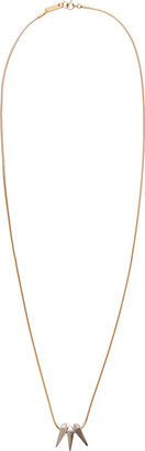 Isabel Marant Gold Spike Pendant Leon Necklace