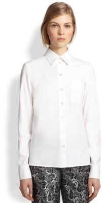 Michael Kors Stretch Cotton Poplin Shirt
