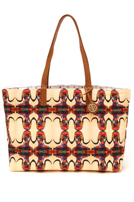 Born Free Tory Burch Reversible Canvas Tote