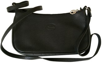 Longchamp Black Leather Clutch bag