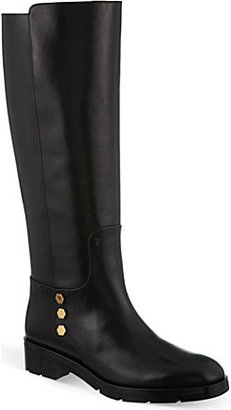 Tod's Tods Studded leather biker boots