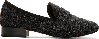 Repetto Black Shimmering Michael Penny Loafers