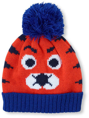 Children's Place Tiger knit hat
