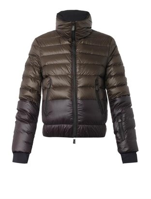 Moncler GRENOBLE Harbiers bi-colour quilted down jacket
