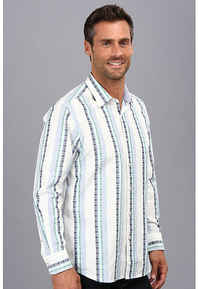 Tommy Bahama Island Modern Fit Negrillin' L/S Stripe Camp Shirt