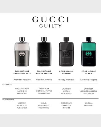 Gucci Guilty Pour Homme Eau de Toilette, 3 oz.