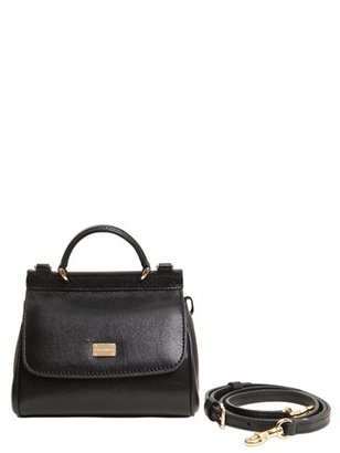 Dolce & Gabbana Nappa Leather 'sicily' Top Handle Bag
