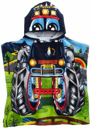 Northpoint Monster Truck Kids Hooded Beach Towel