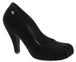Melissa Animal Toe Court Shoes - Black