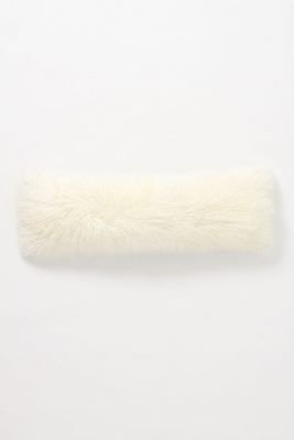 Anthropologie Luxe Fur Pillow