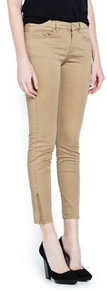 MANGO Outlet Slim-Fit Zipped Trousers