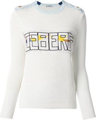 Iceberg embroidered logo sweater