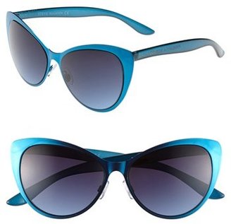 Steve Madden 'Extreme' 65mm Cat Eye Sunglasses