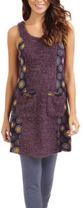 Joe Browns Women's Textured Knit Sleeveless Tunic Top
