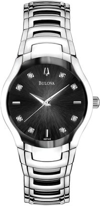 Bulova 96P146 Diamond stainless steel ladies watch