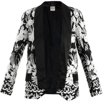 Haute Hippie Floral embroidered jacket