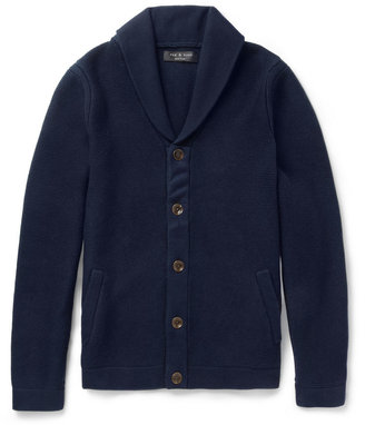 Rag and Bone 3856 Rag & bone Donaghy Knitted Cotton and Wool-Blend Cardigan