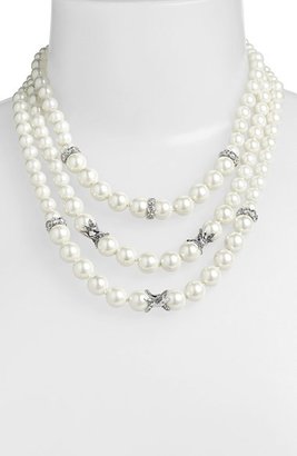 Judith Jack 'Pearl Romance' Faux Pearl Multistrand Necklace