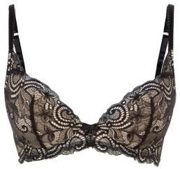 New Look Kelly Brook Nude Lace Overlay Soft Cup Bra
