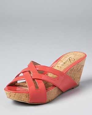 Delman Platform Wedge Sandals - Carla