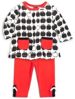 Offspring Infant's Two-Piece Apple Tunic & Leggings Set