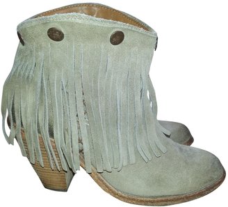 Swildens Beige Suede Ankle boots