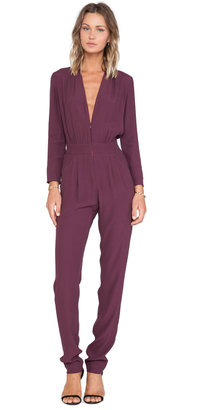 Cynthia Vincent Twelfth Street By Zip Front Jumpsuit