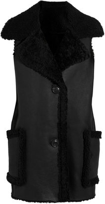 Karl Donoghue Karl by Retro shearling sleeveless jacket
