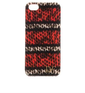 Diane von Furstenberg Striped snakeskin iPhone® 5 case