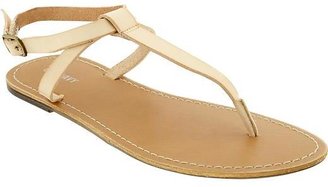 Old Navy Women's Faux-Leather T-Strap Sandals