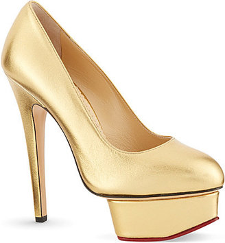 Charlotte Olympia Dolly Xmas court shoes