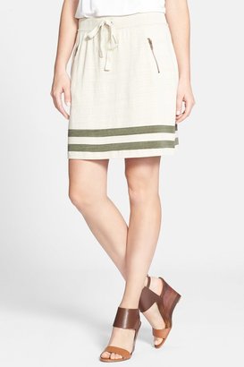 Caslon French Terry Drawstring Skirt