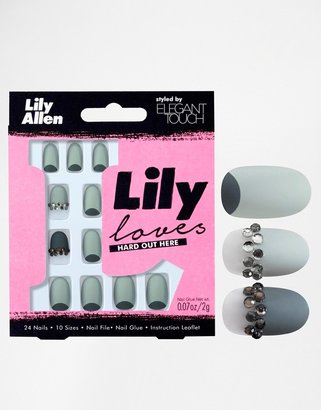 Elegant Touch Lily Allen Nails By Hard Out Here - Blue