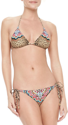 Vince PilyQ Embroidered Tie-Side Swim Bottom