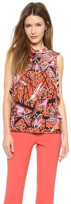 Marc by Marc Jacobs Nightingale Print Ruffle Blouse