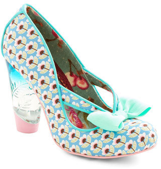 Irregular Choice Gold Label Unique in New York Heel in Blue