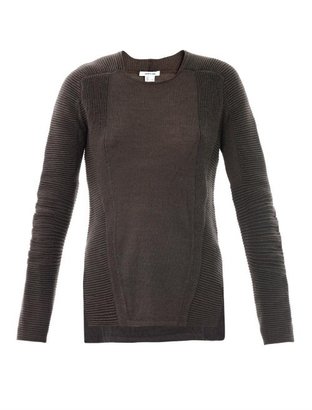 Helmut Lang Ribbed alpaca sweater