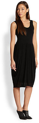 Eileen Fisher Silk Jersey Scoopneck Dress