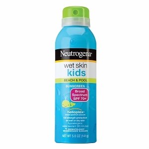 Neutrogena Wet Skin Kids Sunscreen Spray, SPF 70