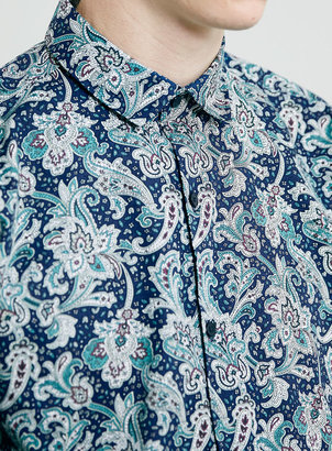Selected Floral 'One Collin' Long Sleeve Shirt